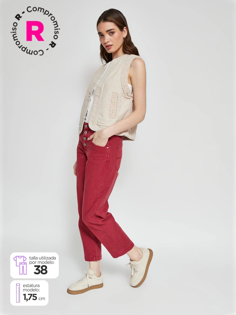 JEANS MUJER PEPE JEANS BARREL ALGODÓN  - 1