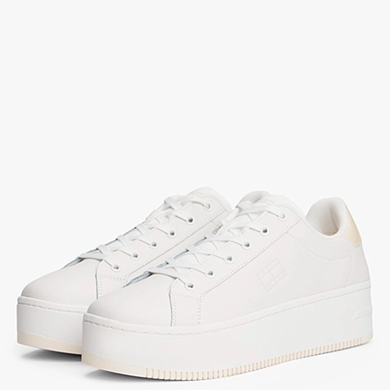 ZAPATILLAS MUJER TOMMY HILFIGER CASUALES BLANCO EN0EN02931YBL  - 2