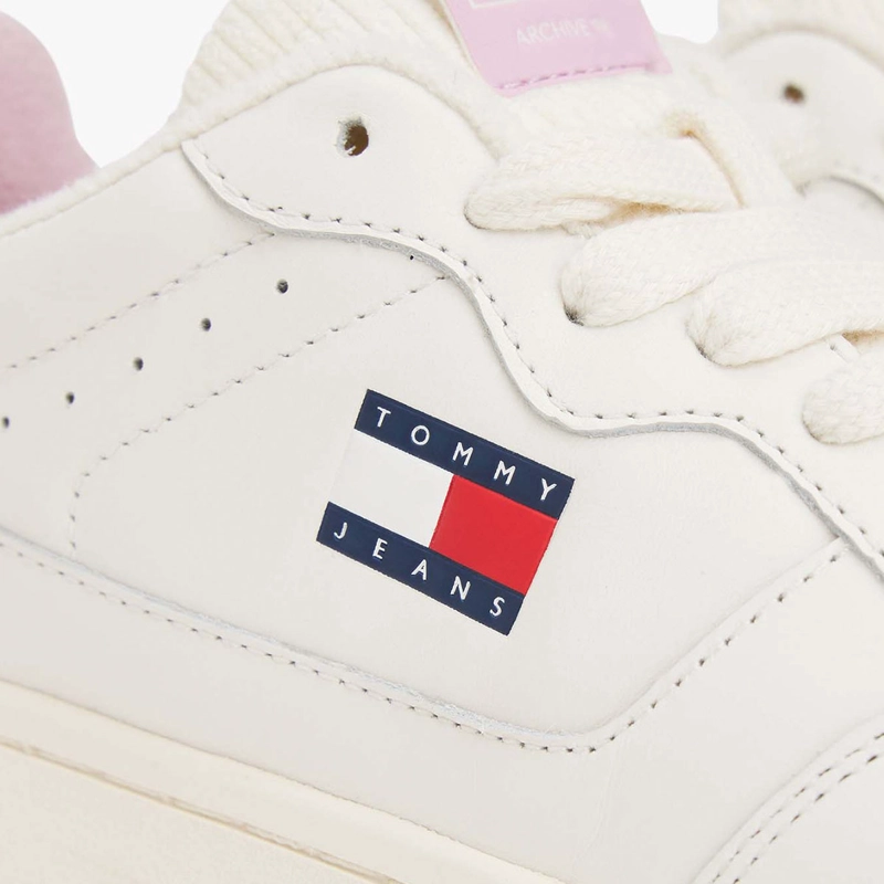 ZAPATILLAS MUJER TOMMY HILFIGER CASUALES CREMA EN0EN02855YBI  - 8