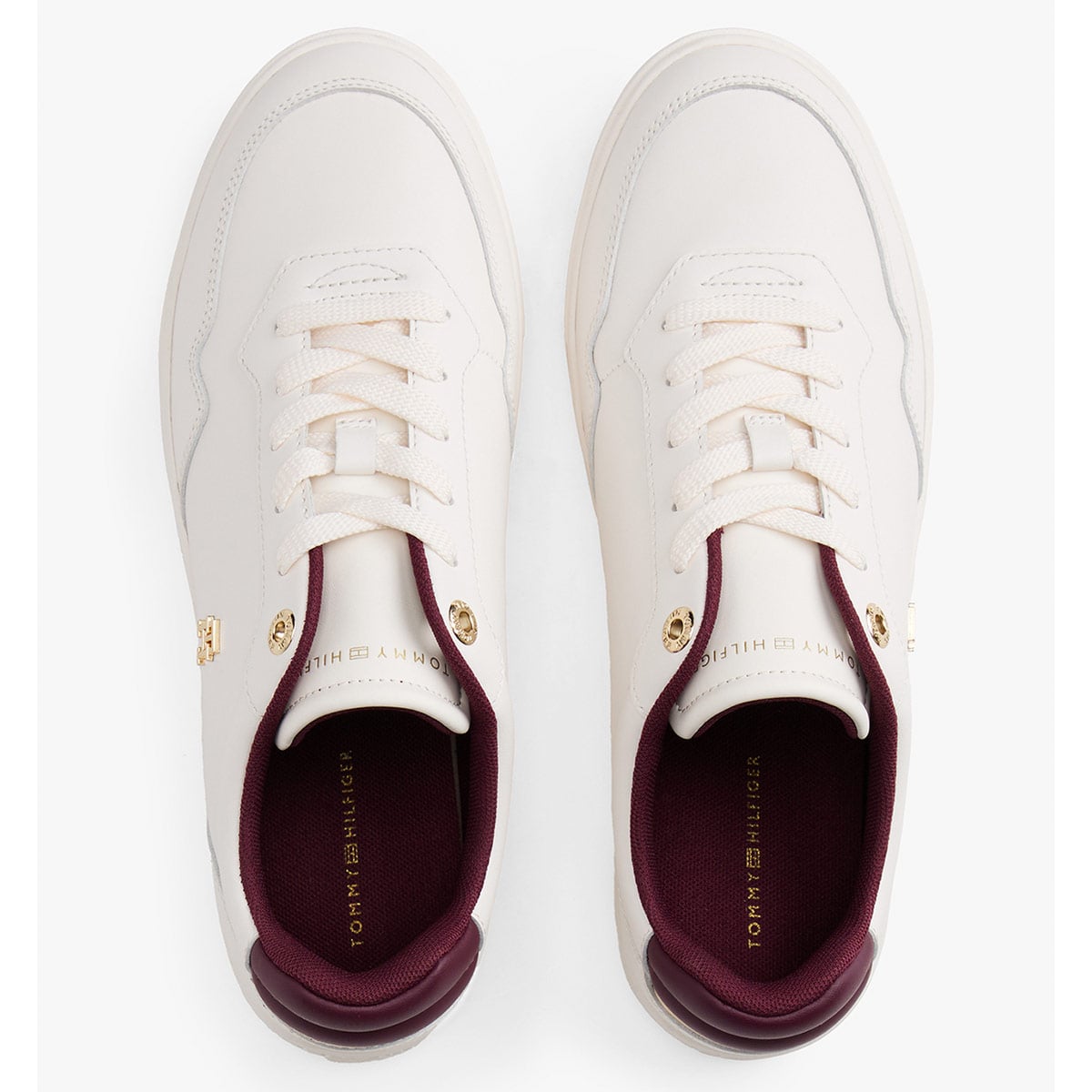 ZAPATILLAS MUJER TOMMY HILFIGER CASUALES BLANCO FW0FW08680YBH  - 4