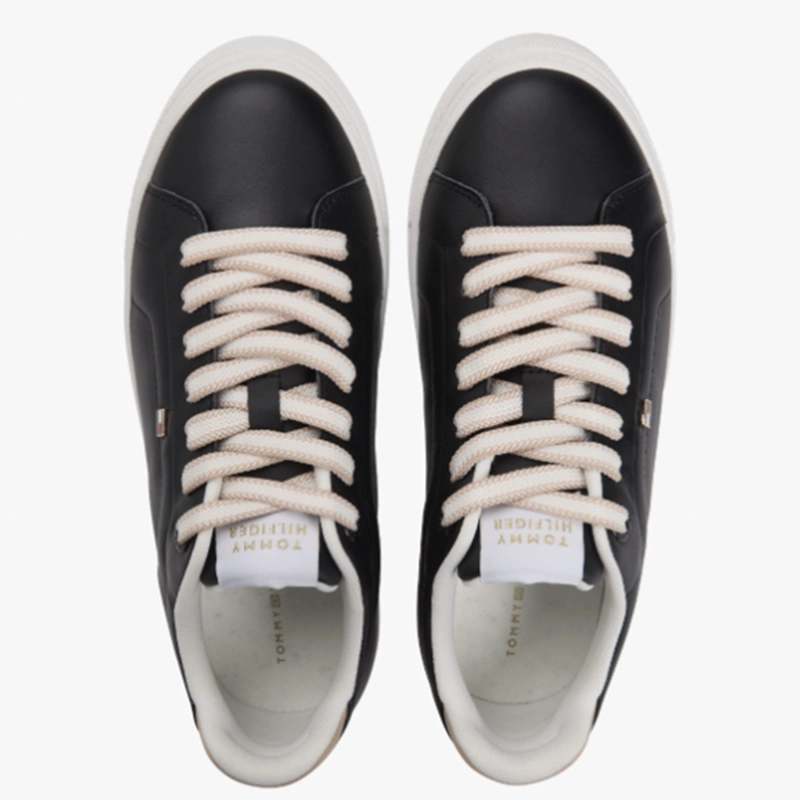 ZAPATILLAS MUJER TOMMY HILFIGER CASUALES NEGRO FW0FW08815BDS - 4