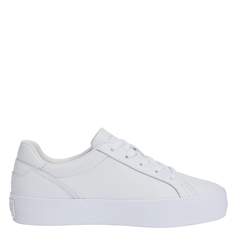 ZAPATILLAS MUJER TOMMY HILFIGER CASUALES BLANCO FW0FW09164YBS CUERO - 3