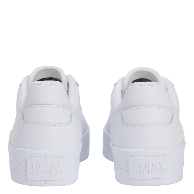 ZAPATILLAS MUJER TOMMY HILFIGER CASUALES BLANCO FW0FW09164YBS CUERO - 5