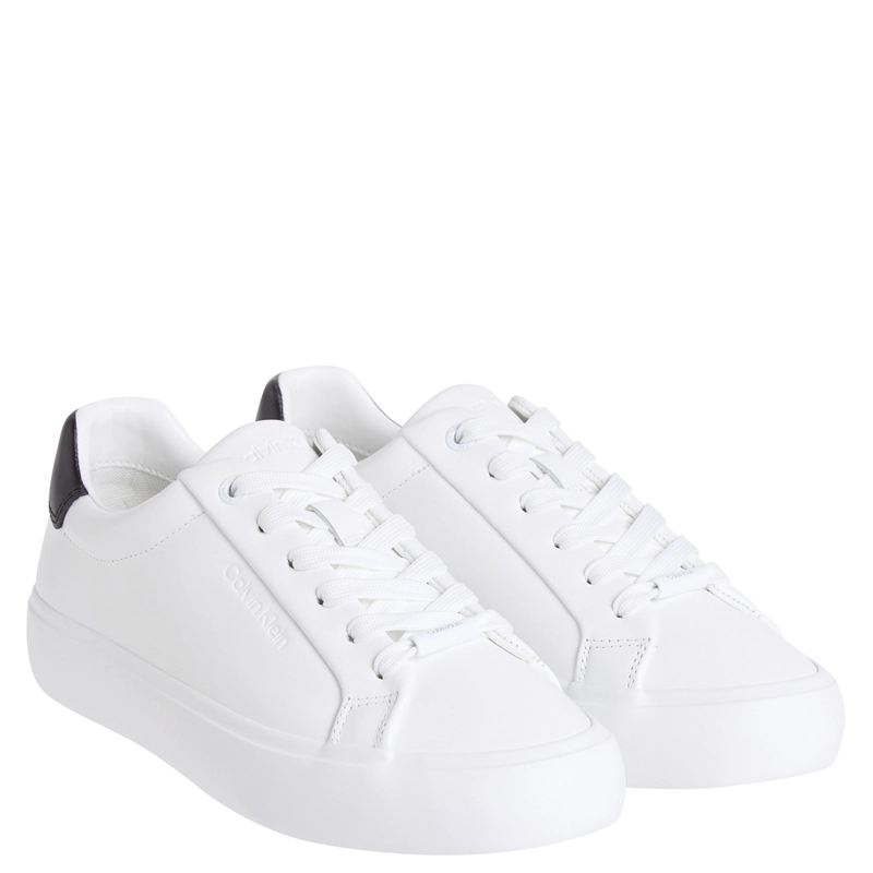 ZAPATILLAS MUJER CALVIN KLEIN CASUALES BLANCO HW0HW0267301W  - 2