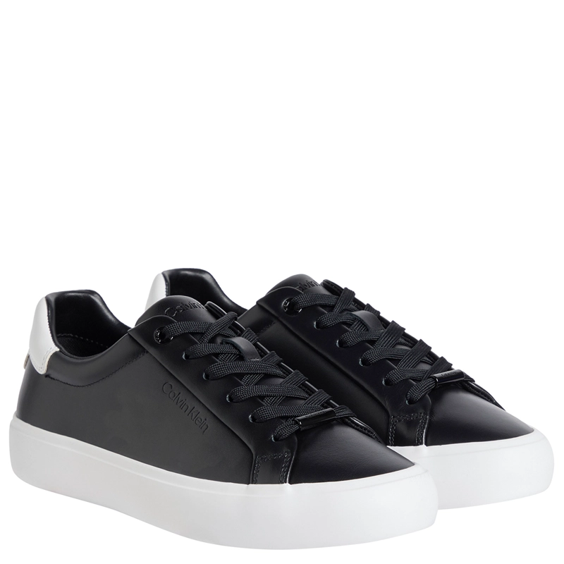 ZAPATILLAS MUJER CALVIN KLEIN CASUALES NEGRO HW0HW026730GM  - 2