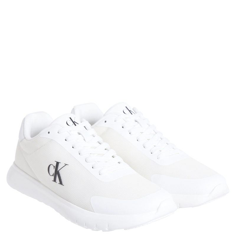 ZAPATILLAS MUJER CALVIN KLEIN CASUALES BLANCA YW0YW0175001W  - 2