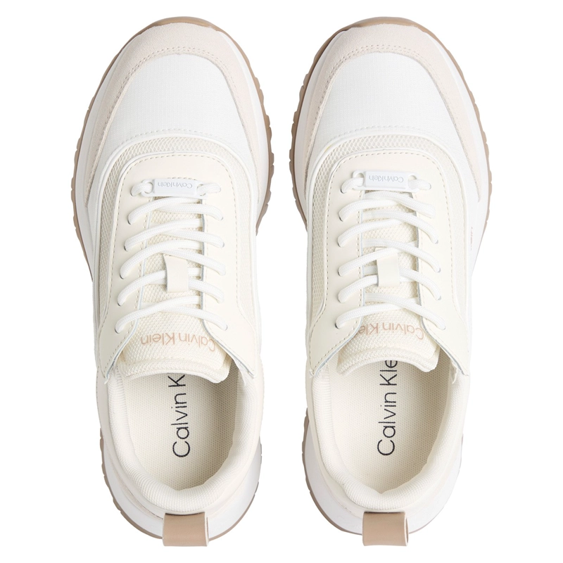 ZAPATILLAS MUJER CALVIN KLEIN CASUALES BLANCO HW0HW02487YAL  - 3