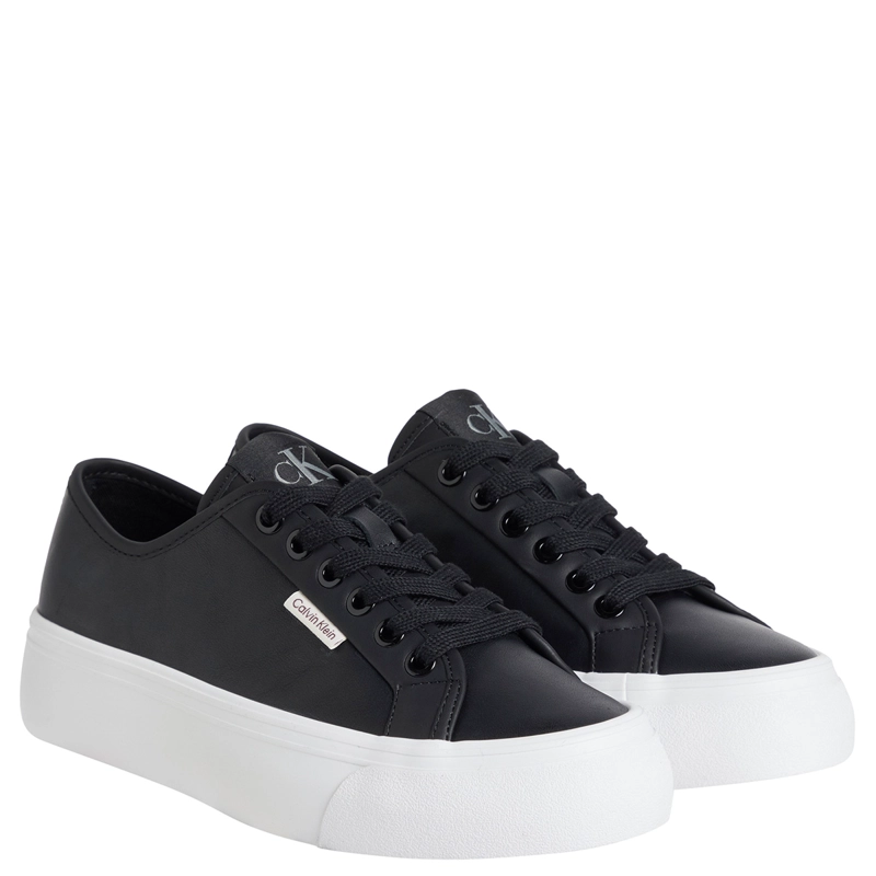ZAPATILLAS MUJER CALVIN KLEIN CASUALES NEGRO YW0YW01932BEH  - 2