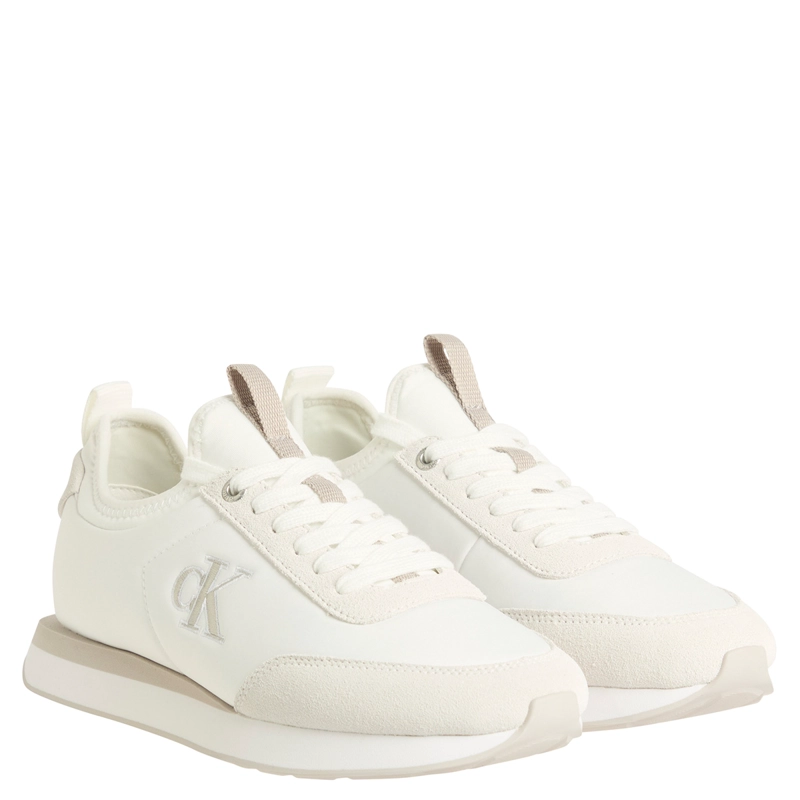 ZAPATILLAS MUJER CALVIN KLEIN CASUALES BLANCO YW0YW020080IR  - 2