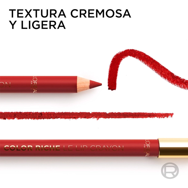 DELINEADOR LABIOS LOREAL COLOR RICHE LIP CRAYON BEIGE A UN - 6