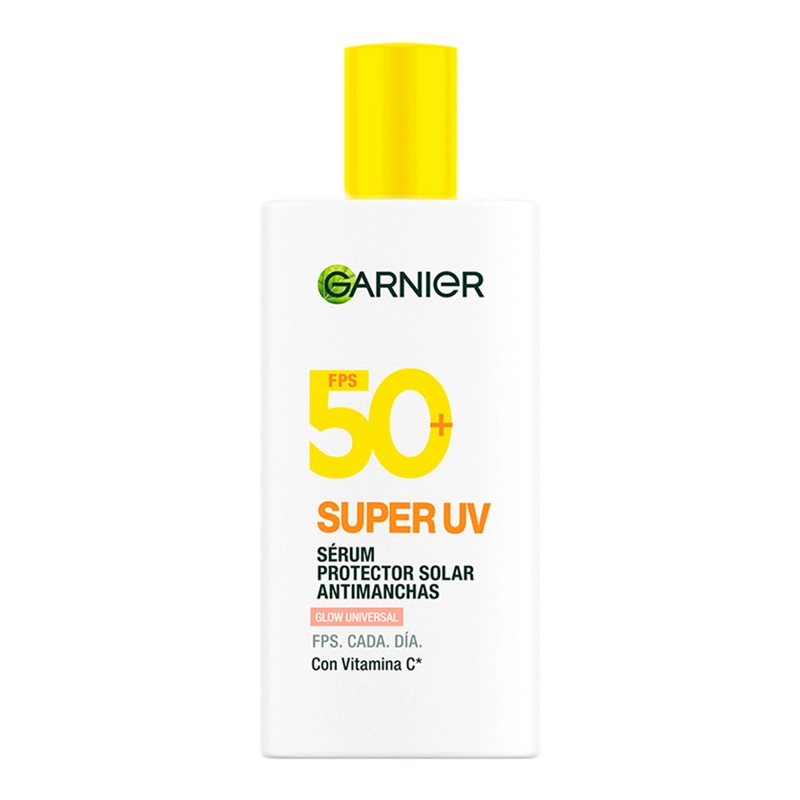  PROTECTOR SOLAR ANTI MANCHAS ANTIOLEOSIDAD GARNIER SUPER UV GLOW VIT C FPS50 40 ML - 1