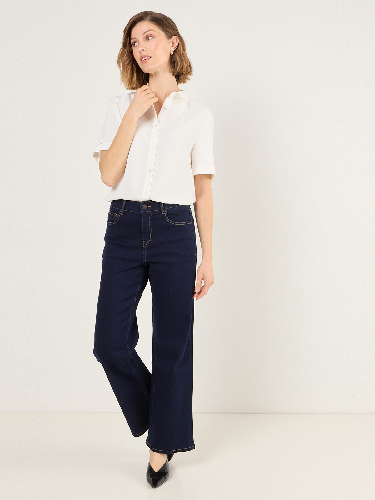BLUSA MUJER MA GRIFFE CAMISERA CORTES - 4