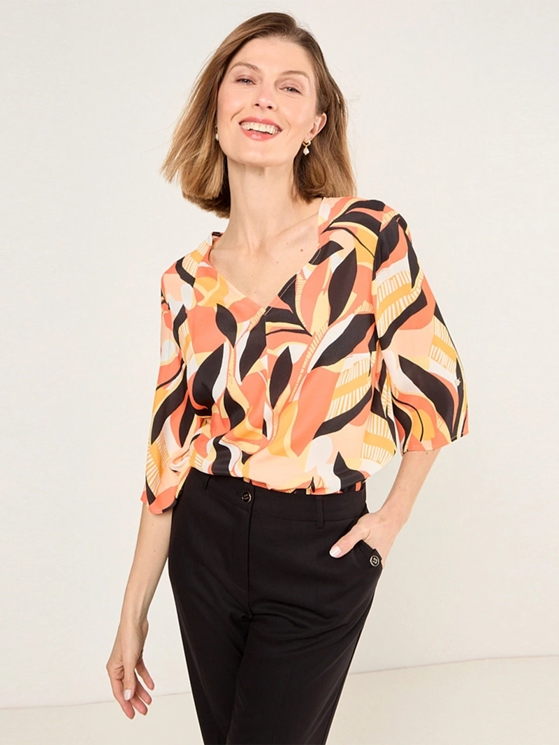 BLUSA MUJER MA GRIFFE ESTAMPADA - 1