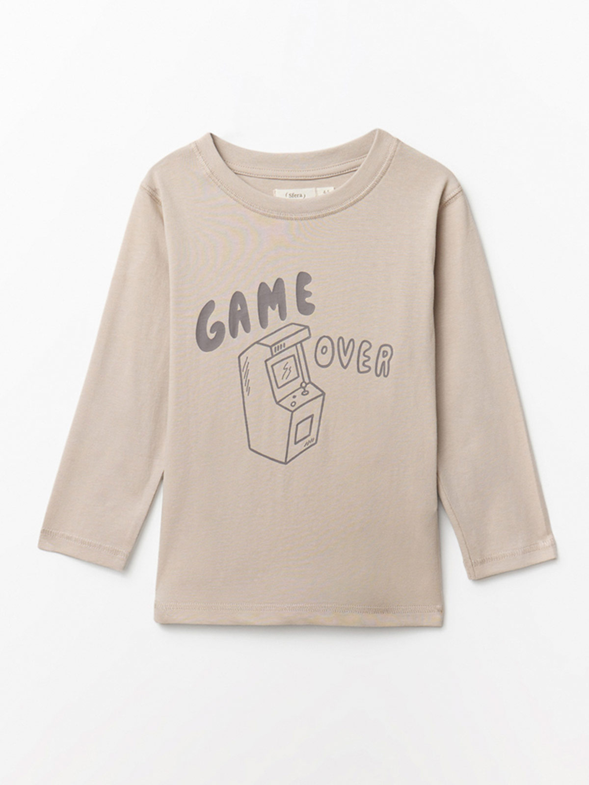 POLERA NIÑO SFERA ALGODÓN MANGA LARGA - 1