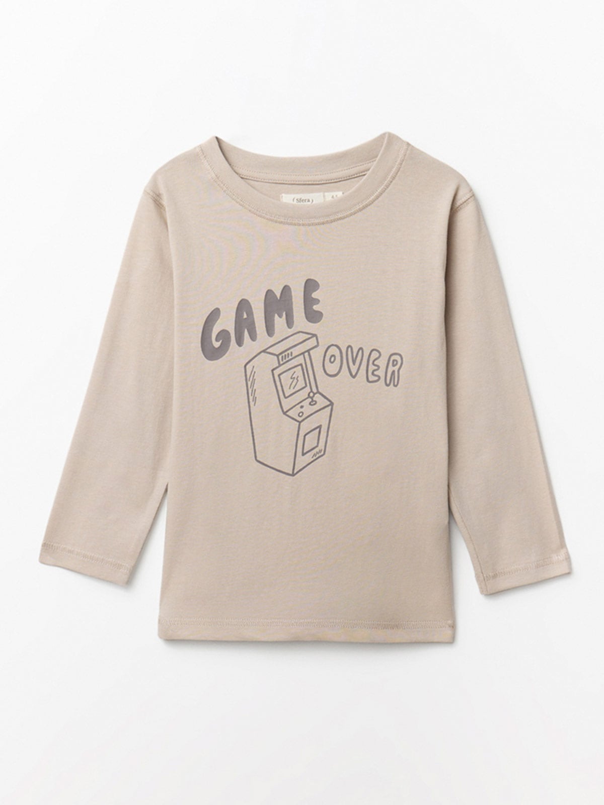 POLERA NIÑO SFERA ALGODÓN MANGA LARGA
