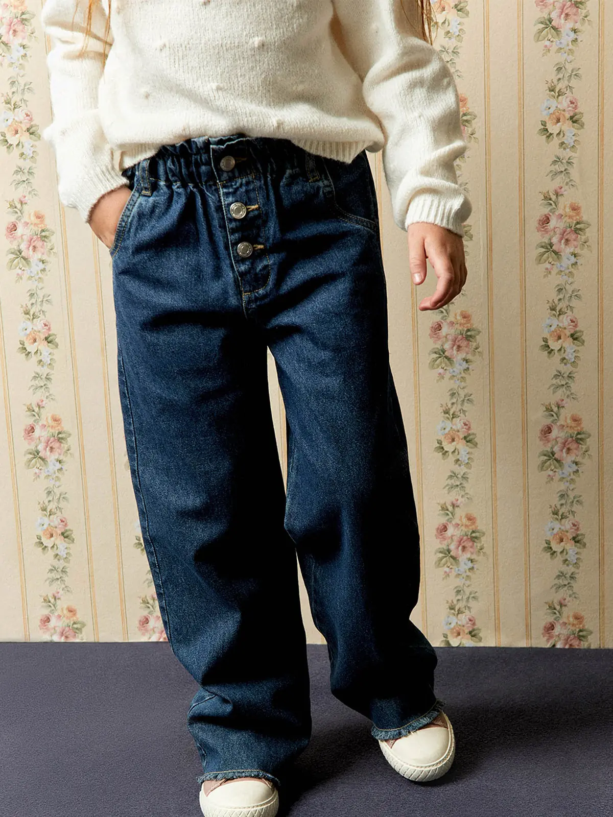 JEANS NIÑA SFERA ALGODÓN LARGO - 3