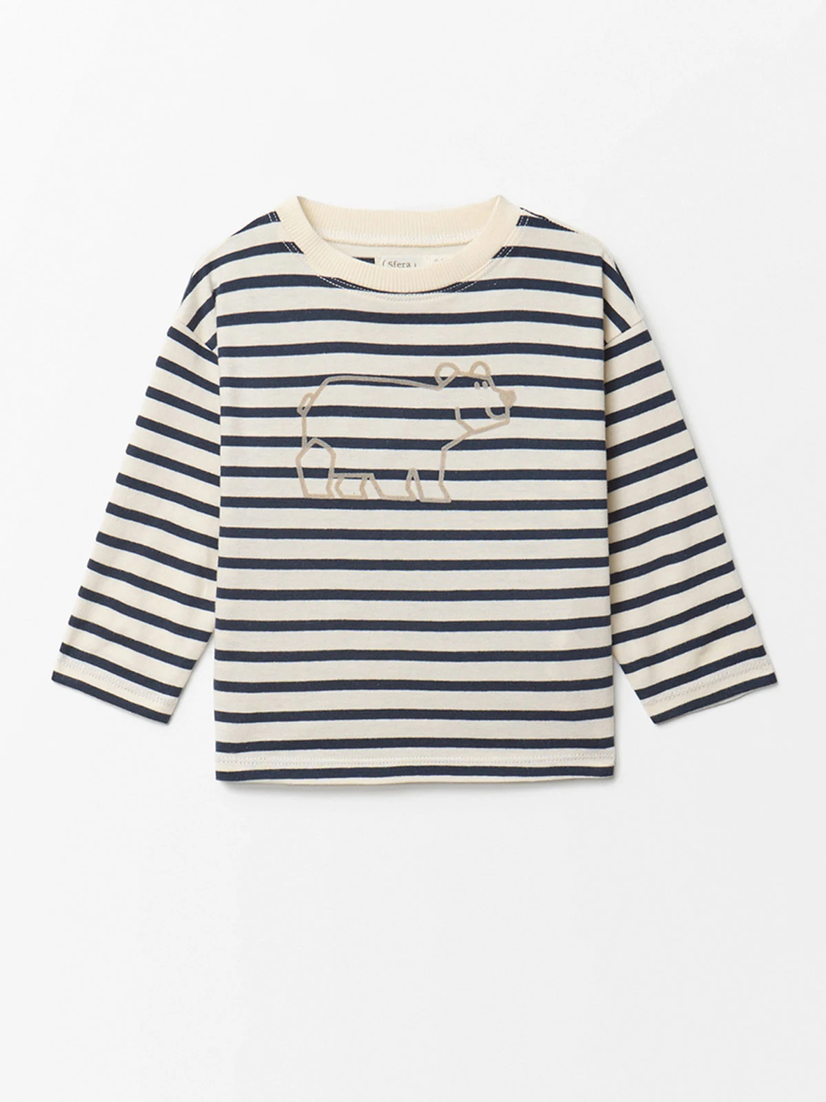 POLERA NIÑO SFERA ALGODÓN MANGA LARGA - 1