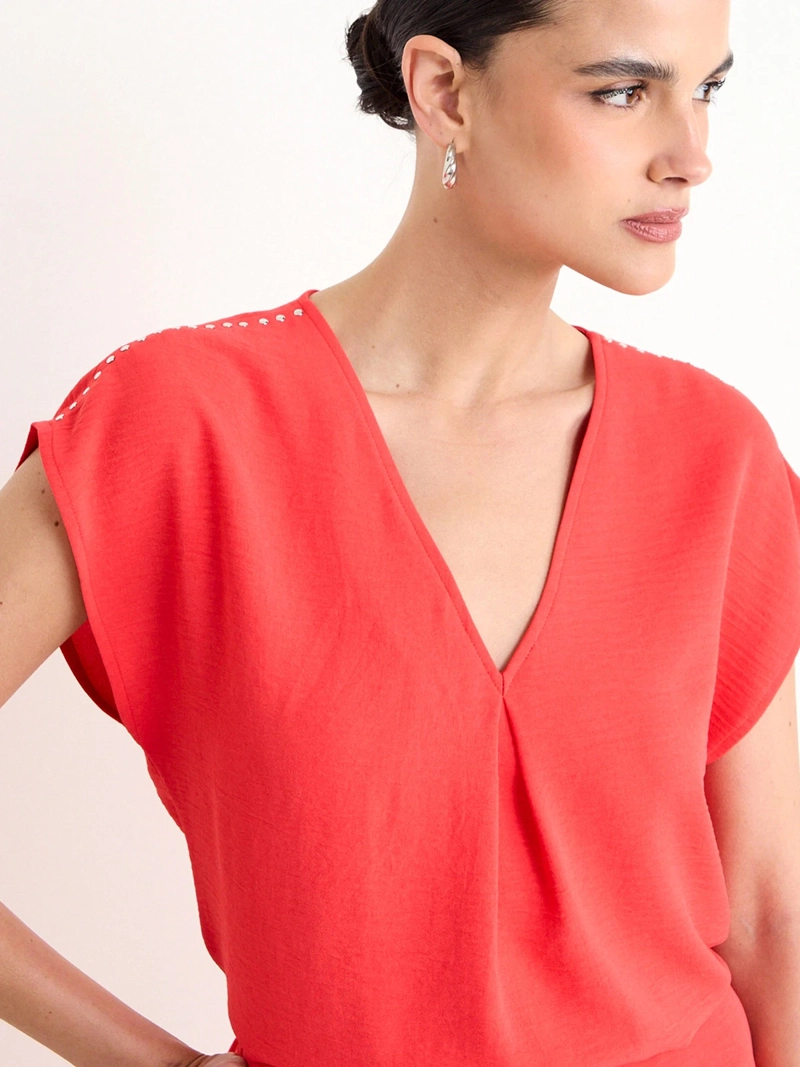 BLUSA MUJER ASH SIN MANGAS - 5