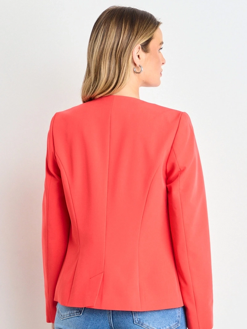 BLAZER MUJER ASH LISO SIN SOLAPA TACHAS - 4