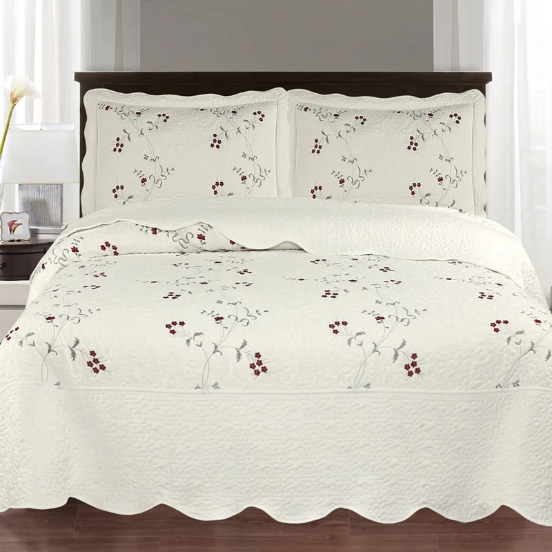 QUILT ANDES BORDADO TORONTO KING GRIS - 2