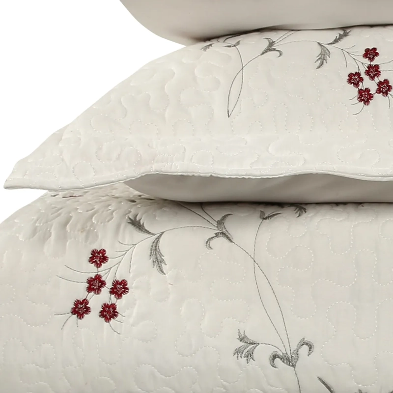 QUILT ANDES BORDADO TORONTO KING GRIS - 4