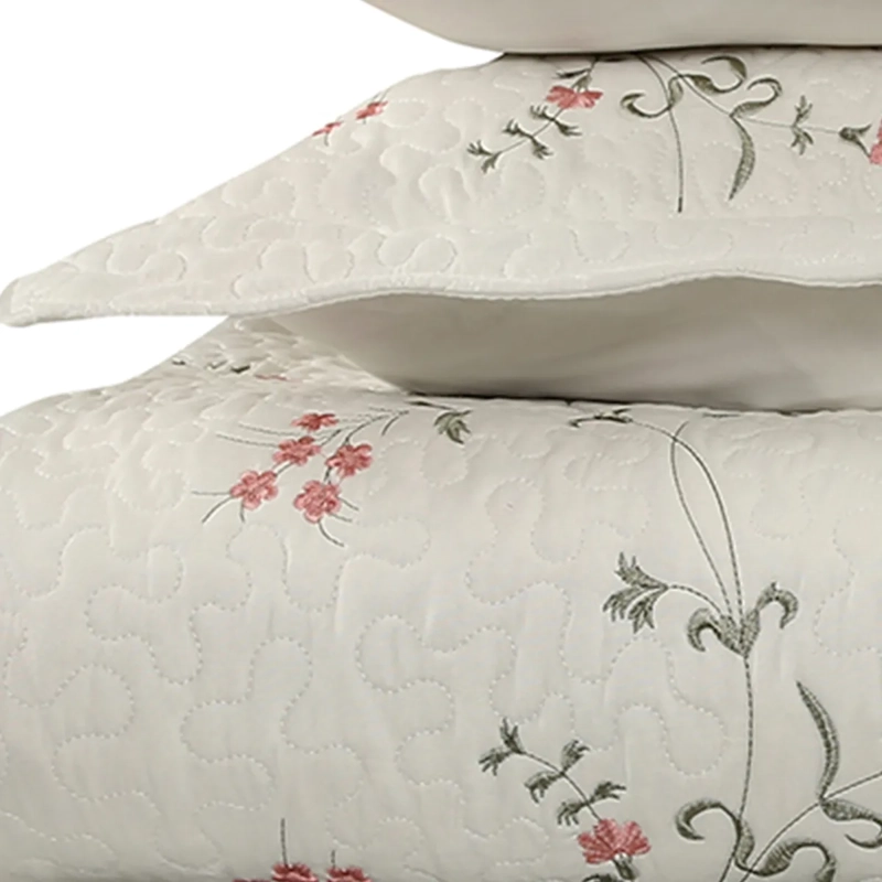 QUILT ANDES BORDADO TORONTO KING ROSA - 4