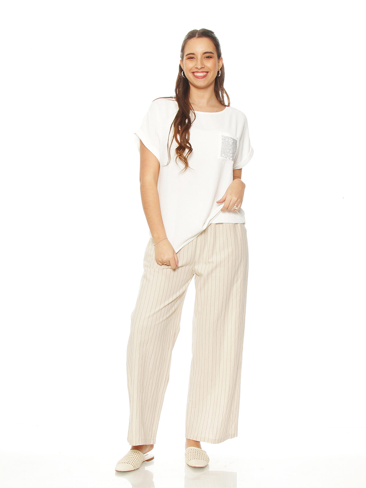 BLUSA MUJER WADOS ESCOTE REDONDO MANGA CORTA - 6