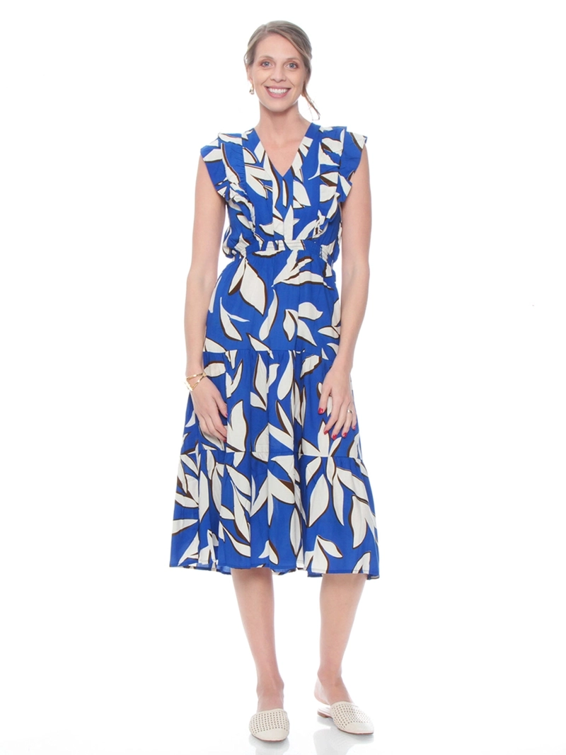 VESTIDO MUJER WADOS LARGO ESTAMPADO - 1