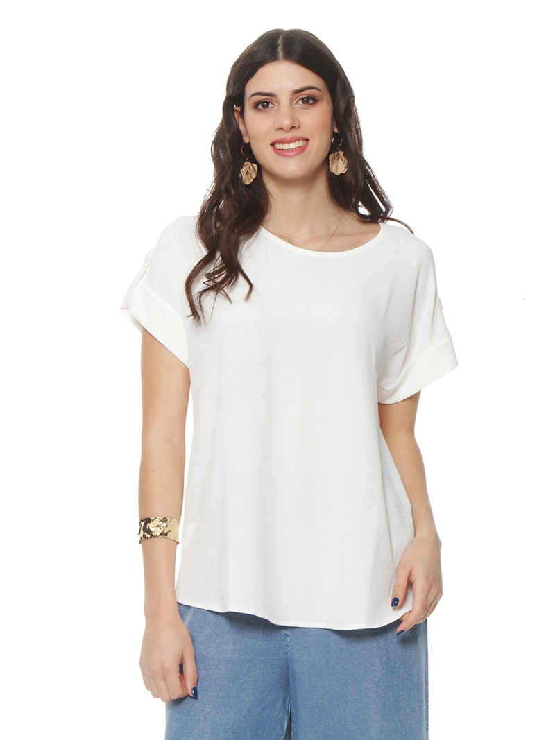 BLUSA MUJER WADO'S ECOTE REDONDO - 2