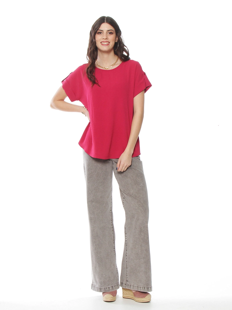 BLUSA MUJER WADO'S ECOTE REDONDO - 1