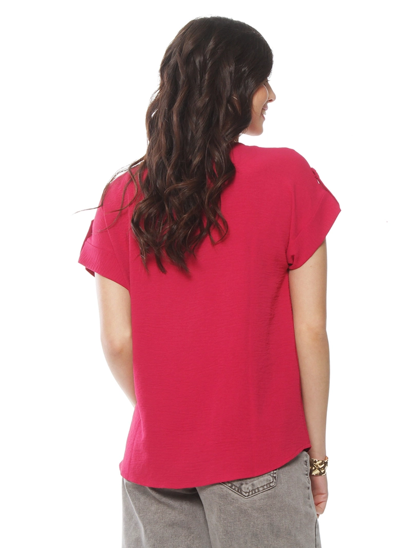 BLUSA MUJER WADO'S ECOTE REDONDO - 4