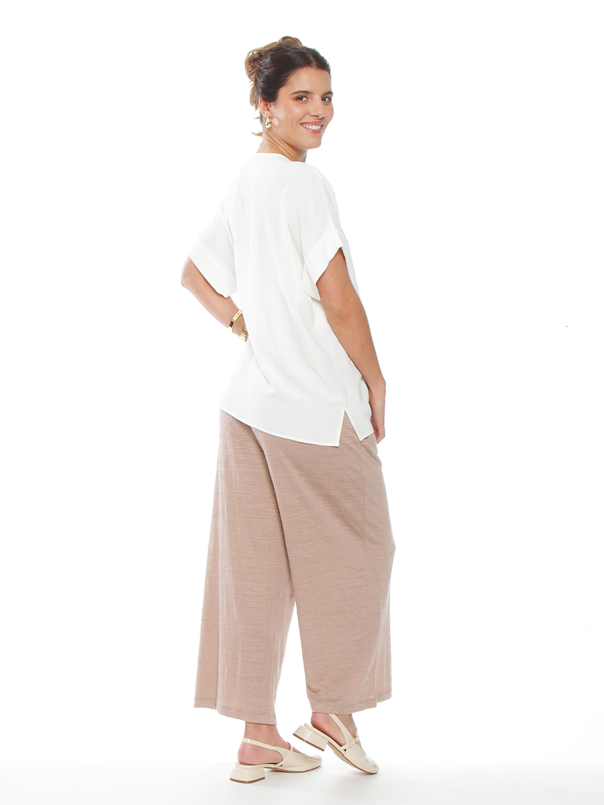 BLUSA MUJER WADOS ESCOTE EN V MANGA CORTA - 7
