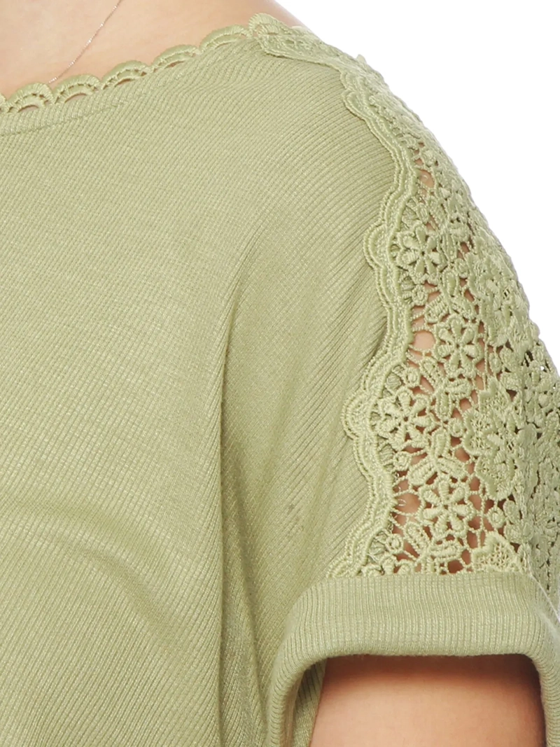 POLERA MUJER WADOS ESCOTE EN V MANGA CORTA - 6
