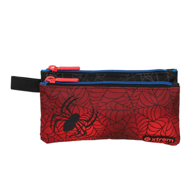 ESTUCHE XTREM TRINITY 6XT SPIDER NEGRO/ROJO - 2