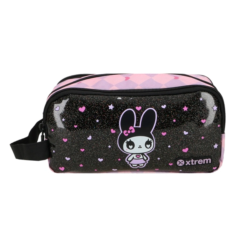ESTUCHE XTREM UNIVERSITY+ 6XT GATO NEGRO/LILA - 2