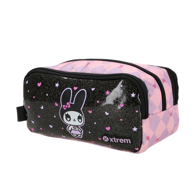ESTUCHE XTREM UNIVERSITY+ 6XT GATO NEGRO/LILA - 3