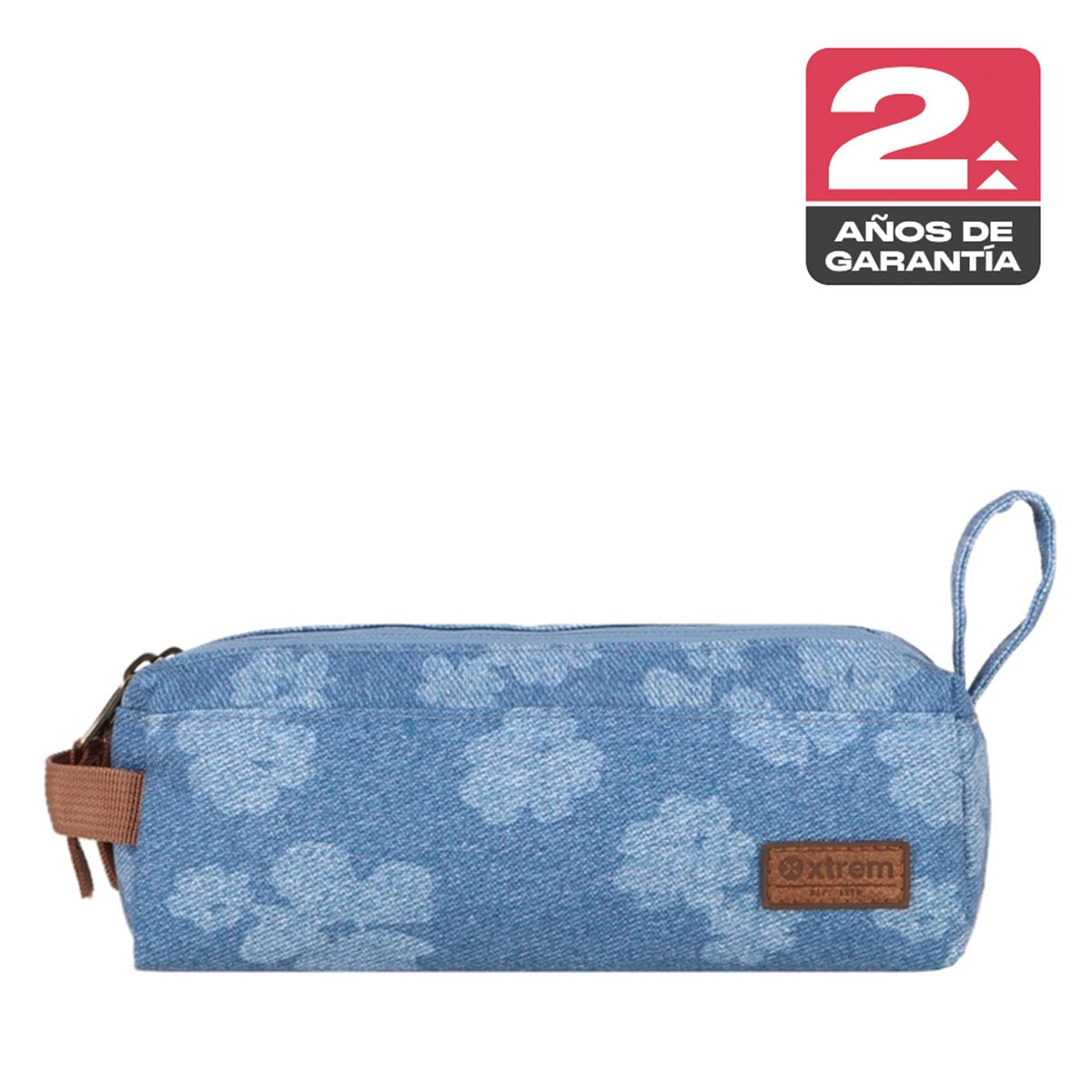 ESTUCHE XTREM WEBSTER 2.0 6XT DENIM FLORES AZUL - 1