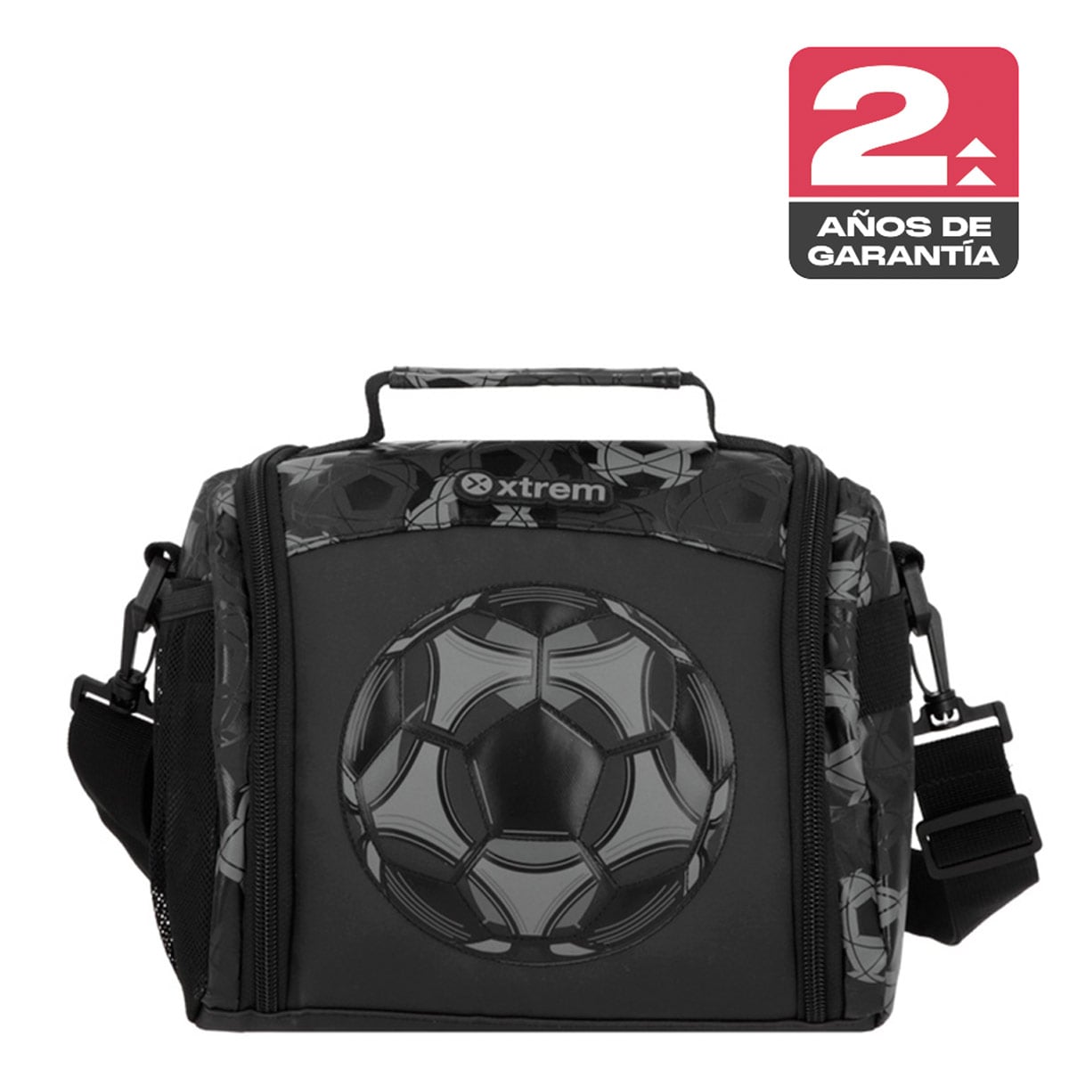 LONCHERA TÉRMICA XTREM BREAK 3.0 6XT FÚTBOL NEGRO - 1
