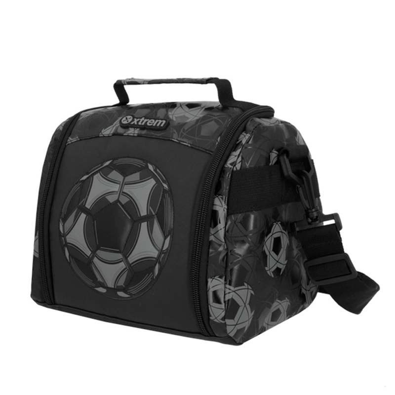 LONCHERA TÉRMICA XTREM BREAK 3.0 6XT FÚTBOL NEGRO - 3