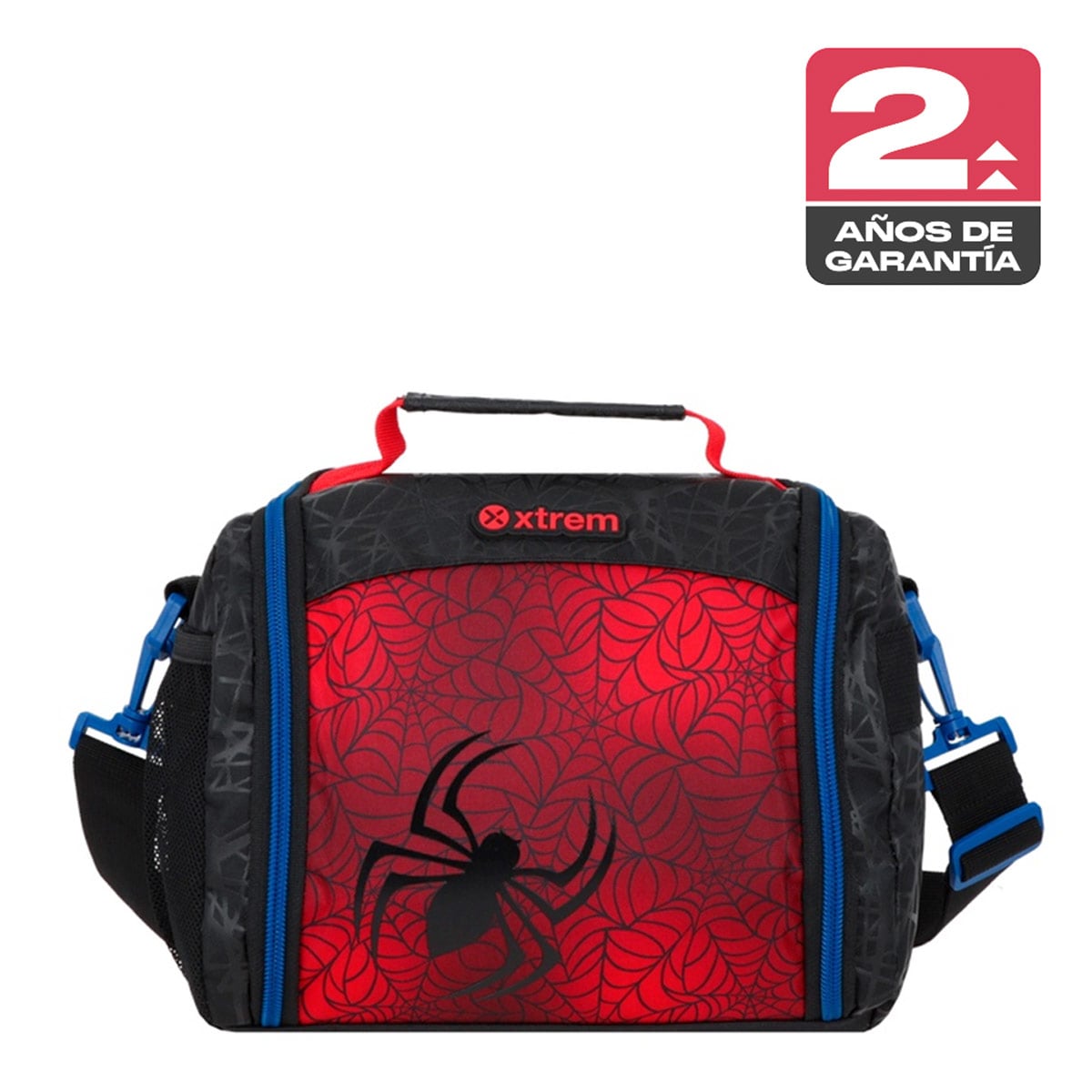 LONCHERA TÉRMICA XTREM BREAK 3.0 6XT SPIDER NEGRO/ROJO - 1