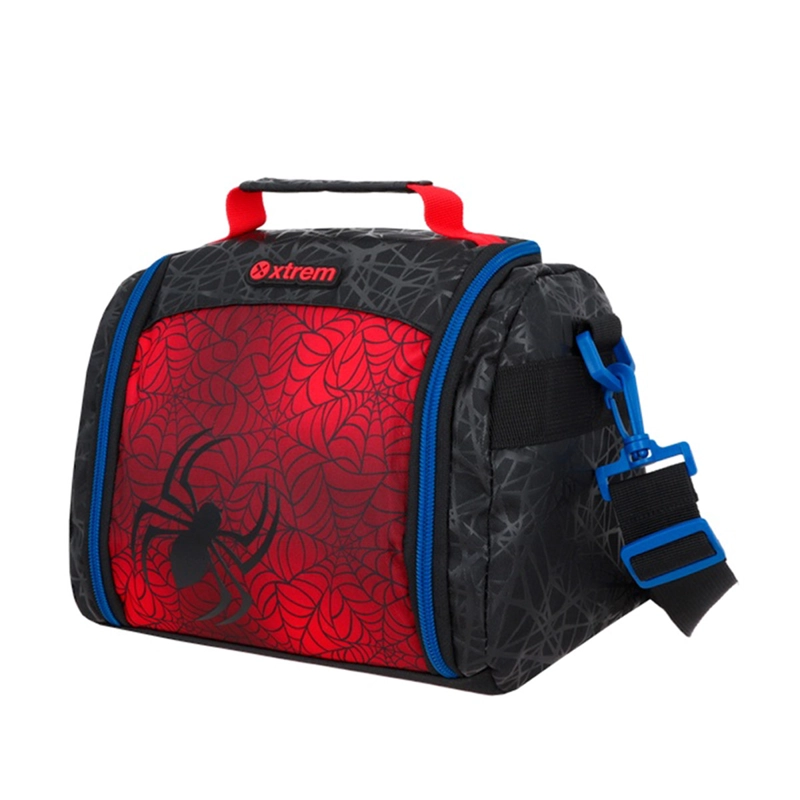 LONCHERA TÉRMICA XTREM BREAK 3.0 6XT SPIDER NEGRO/ROJO - 3