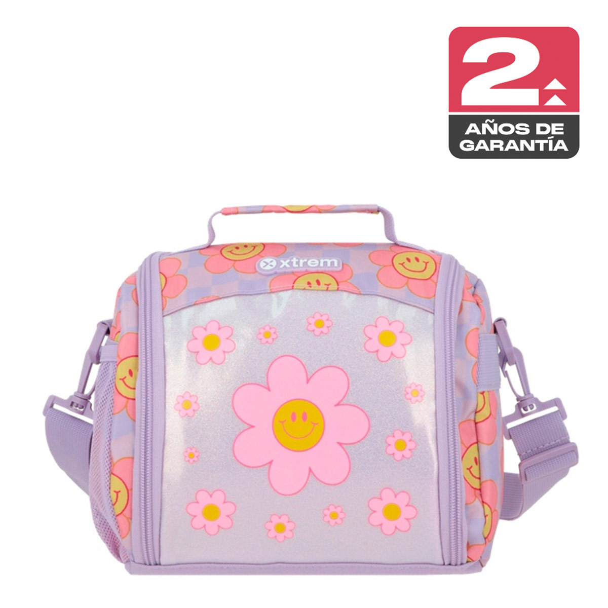 LONCHERA TÉRMICA XTREM BREAK 3.0 6XT FLORES LILA - 1