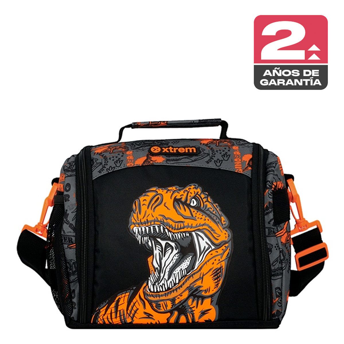 LONCHERA TÉRMICA XTREM BREAK 3.0 6XT DINO NARANJO - 1