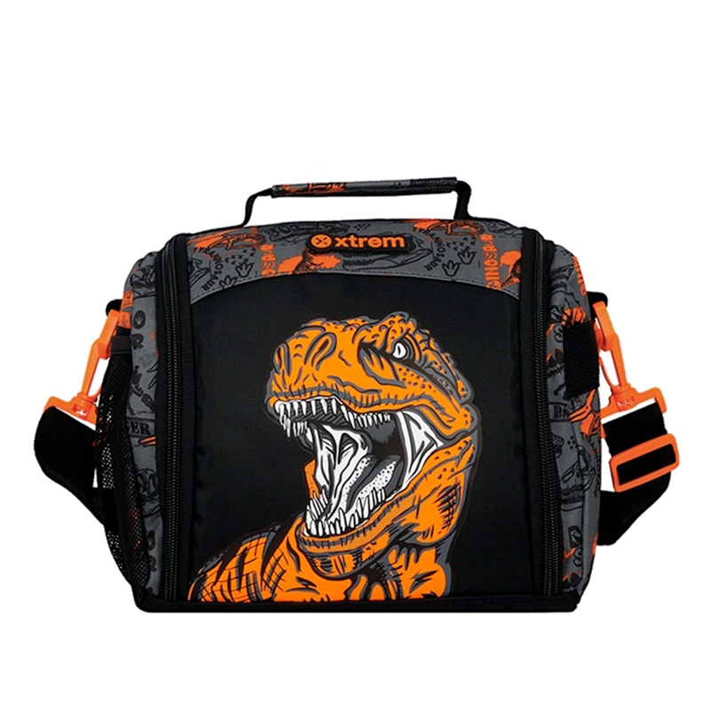 LONCHERA TÉRMICA XTREM BREAK 3.0 6XT DINO NARANJO - 2