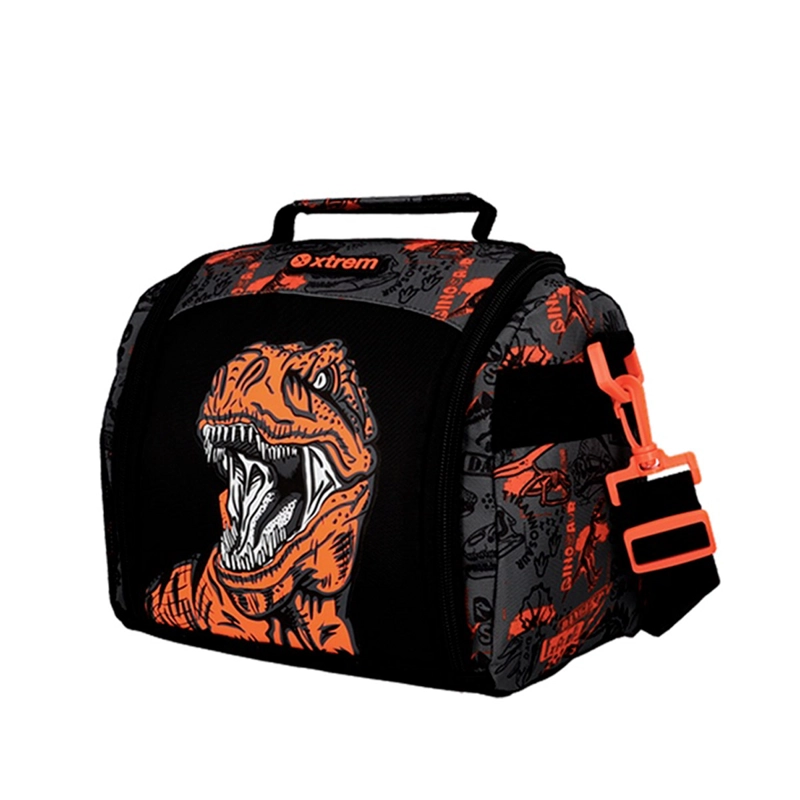 LONCHERA TÉRMICA XTREM BREAK 3.0 6XT DINO NARANJO - 3