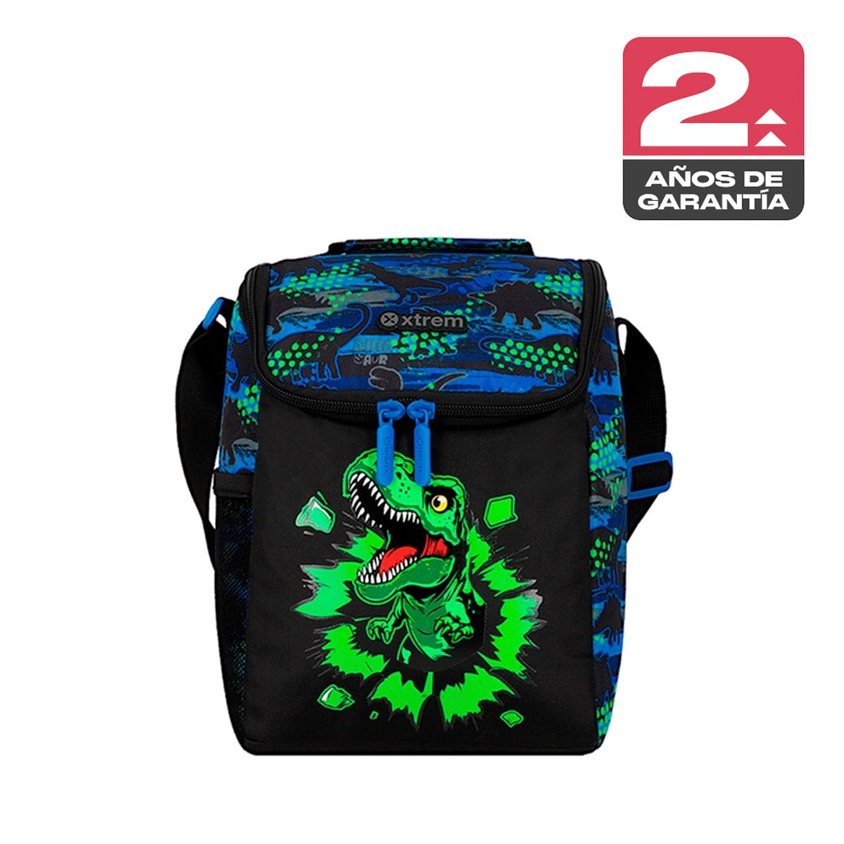 LONCHERA TÉRMICA XTREM FROSTER 6XT DINO NEGRO - 1
