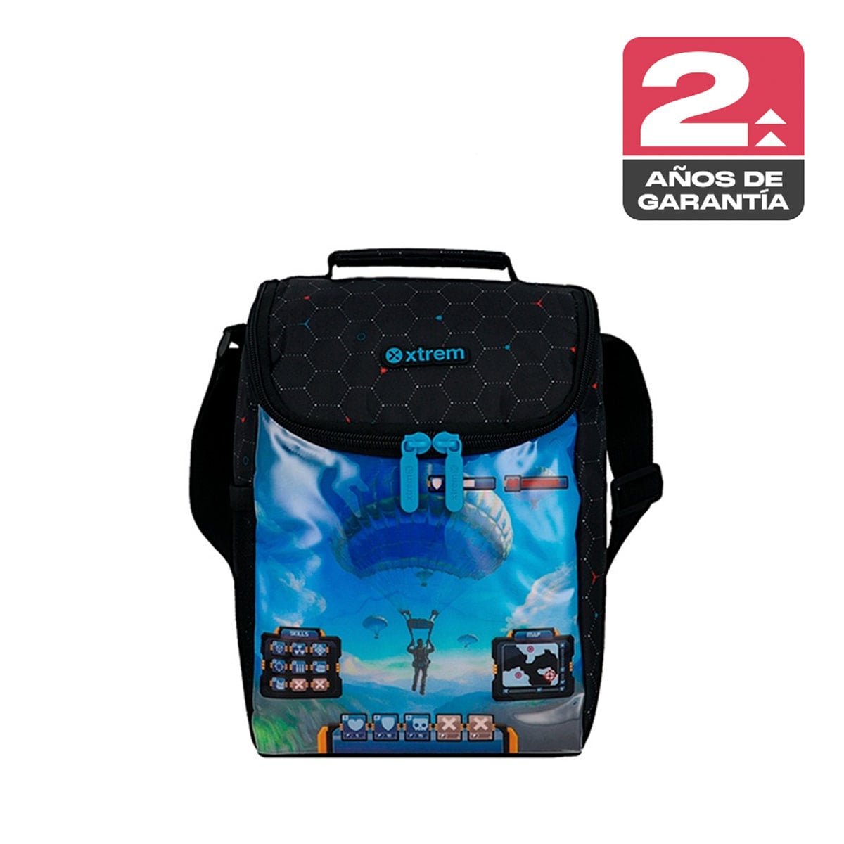 LONCHERA TÉRMICA XTREM FROSTER 6XT VIDEOJUEGO NEGRO - 1