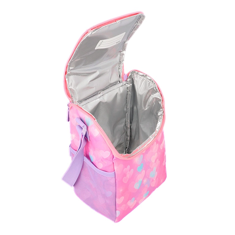 LONCHERA TÉRMICA XTREM FROSTER 6XT CORAZONES ROSADO - 5
