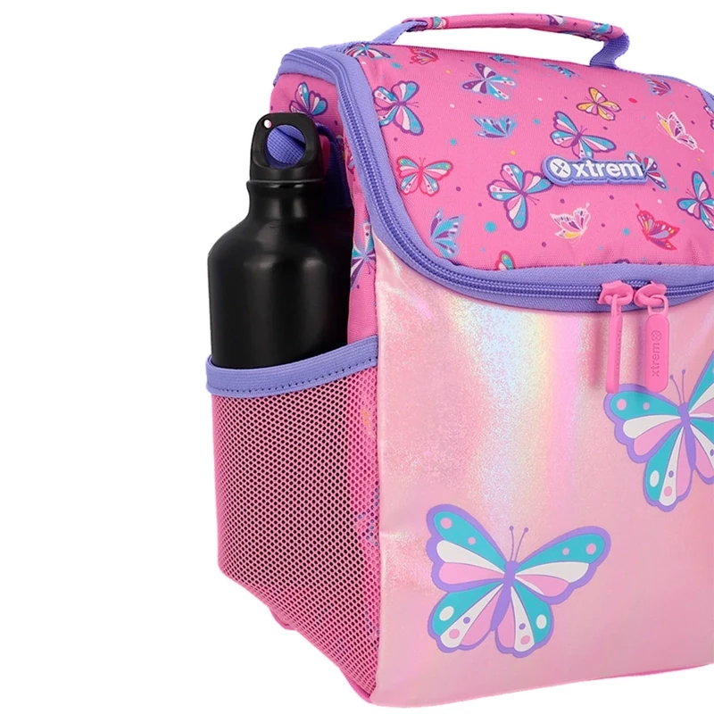LONCHERA TÉRMICA XTREM FROSTER 6XT MARIPOSAS ROSADO/MORADO - 8