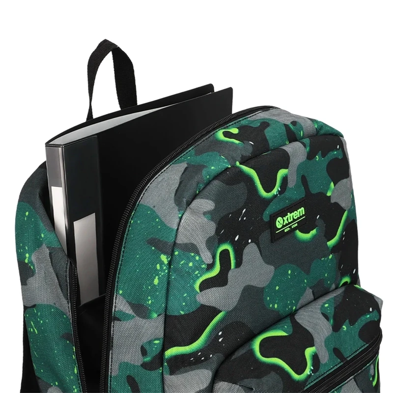 TRIPLE PACK 6XT MOCHILA NIÑO XTREM GRIS MILITAR - 5